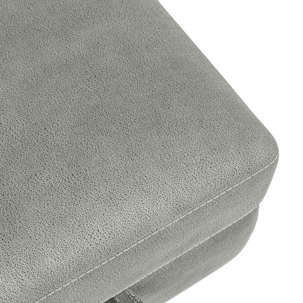 Leo Storage Footstool in Billy Joe Dove Grey Fabric 4