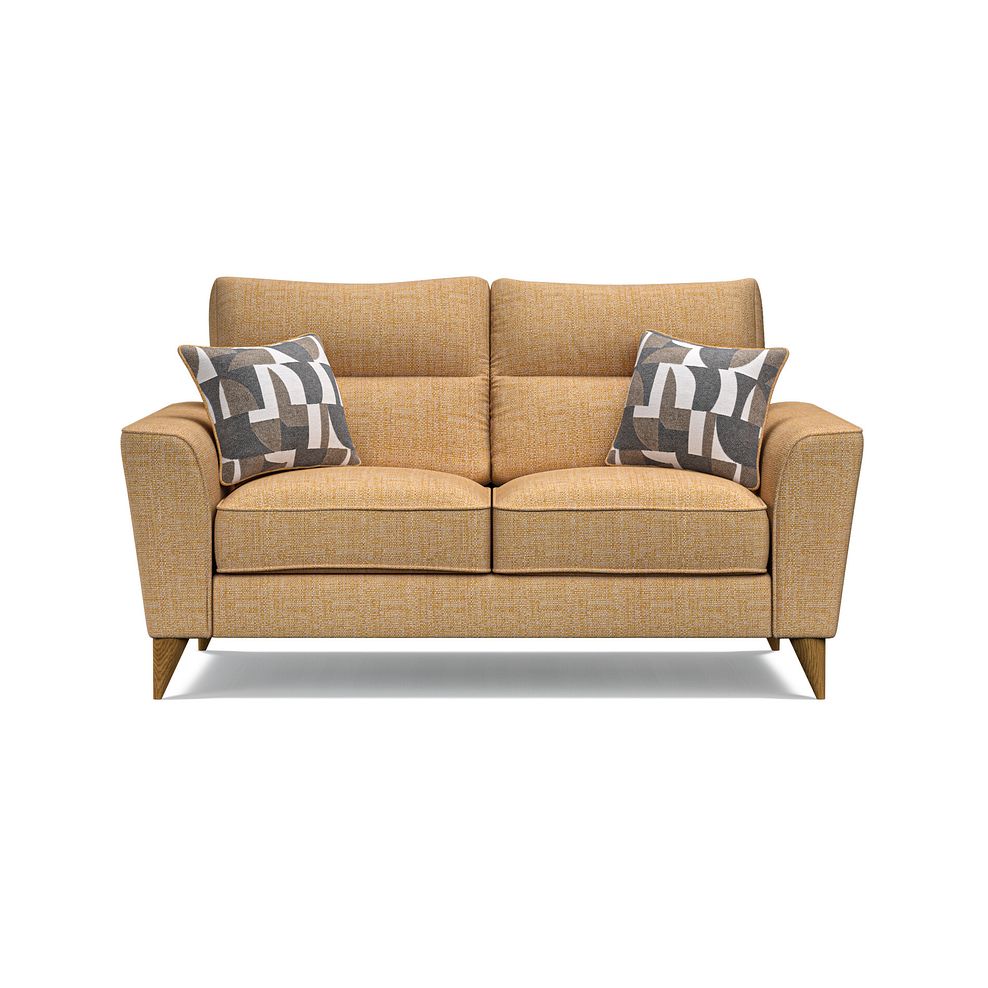 Levi 2 Seater Sofa in Barley Citrus Fabric with Asher Natural Scatters Thumbnail 2