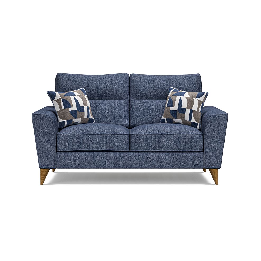 Levi 2 Seater Sofa in Barley Ocean Fabric with Asher Ocean Scatters Thumbnail 2