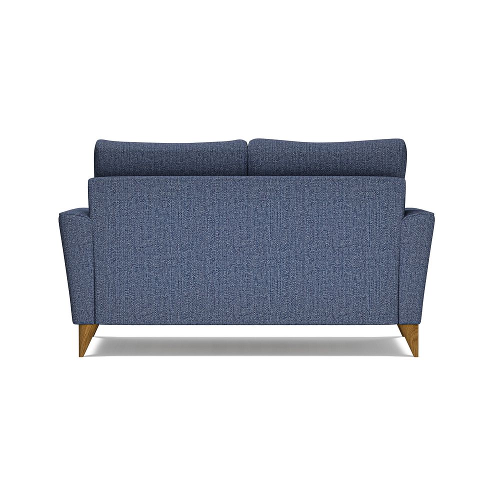Levi 2 Seater Sofa in Barley Ocean Fabric with Asher Ocean Scatters 4