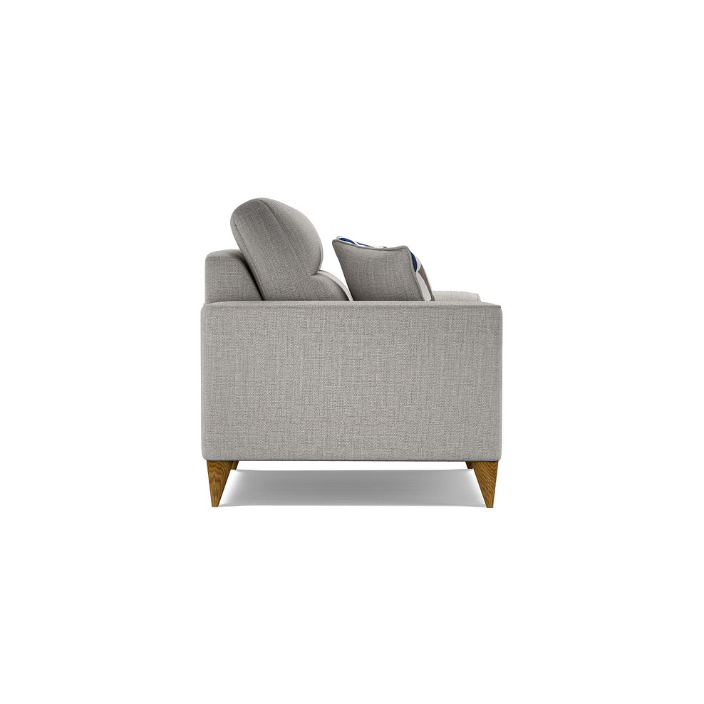 Levi 2 Seater Sofa in Barley Silver Fabric with Asher Ocean Scatters Thumbnail 5