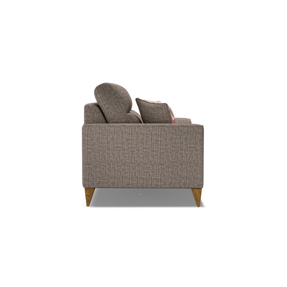 Levi 3 Seater Sofa in Barley Coffee Fabric with Asher Rust Scatters Thumbnail 3