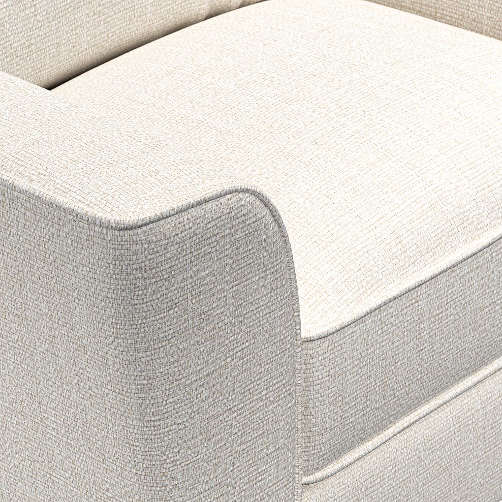 Levi 3 Seater Sofa in Barley Ivory Fabric with Asher Natural Scatters 7