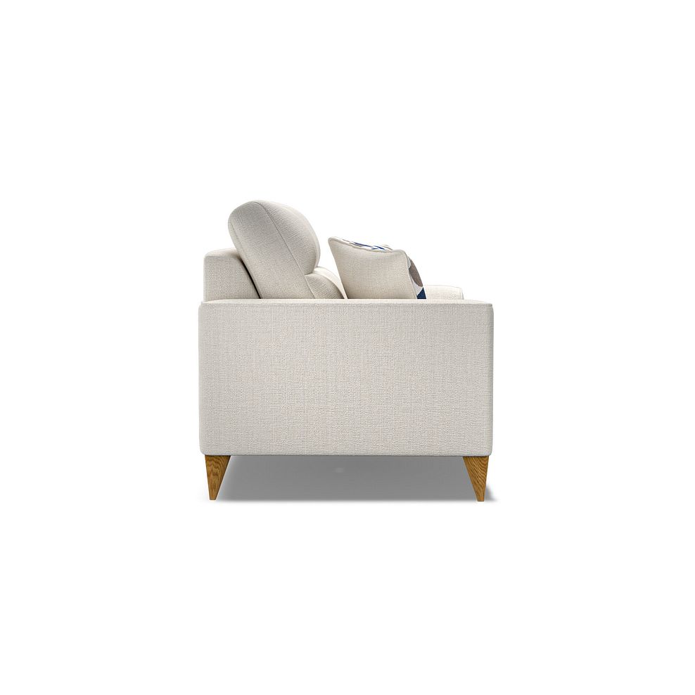 Levi 3 Seater Sofa in Barley Ivory Fabric with Asher Ocean Scatters Thumbnail 3