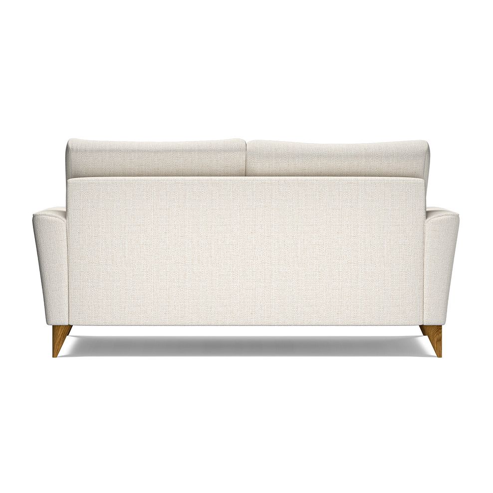 Levi 3 Seater Sofa in Barley Ivory Fabric with Asher Rust Scatters 4