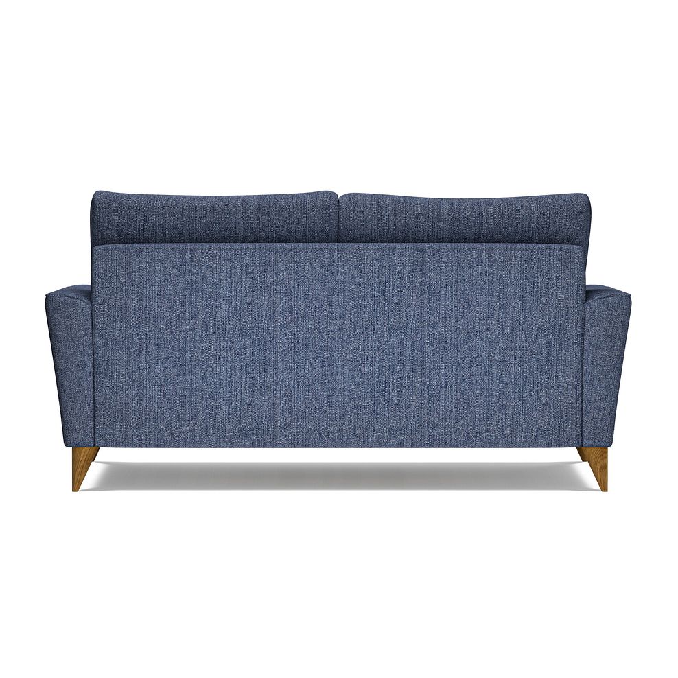 Levi 3 Seater Sofa in Barley Ocean Fabric with Asher Ocean Scatters 4