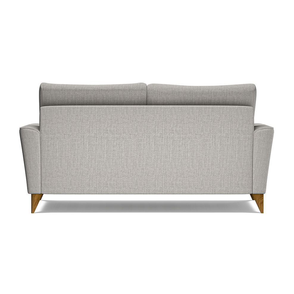 Levi 3 Seater Sofa in Barley Silver Fabric with Asher Ocean Scatters 6