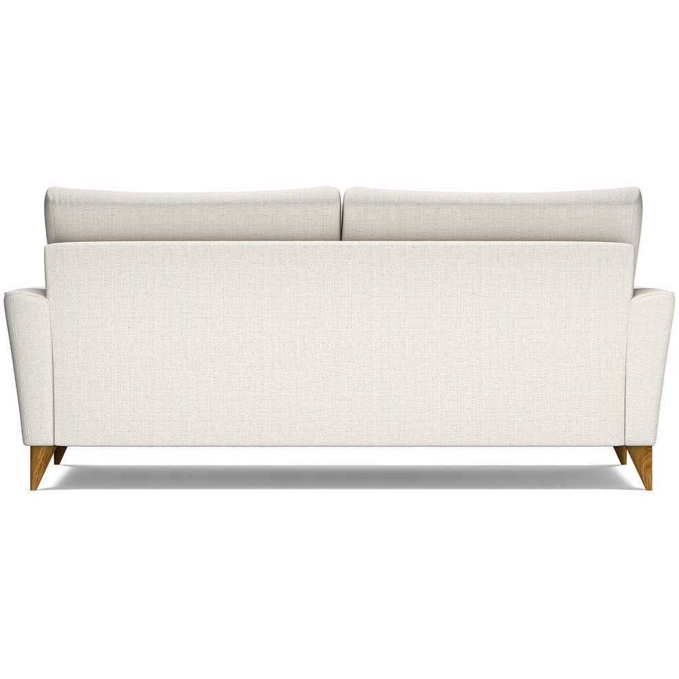 Levi 4 Seater Sofa in Barley Ivory Fabric with Asher Ocean Scatters 4