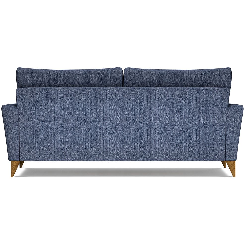 Levi 4 Seater Sofa in Barley Ocean Fabric with Asher Ocean Scatters 4