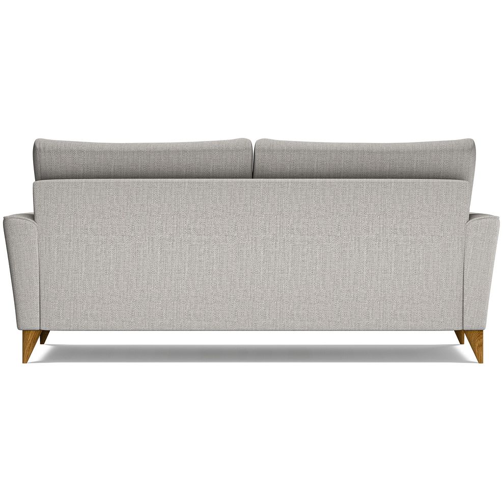 Levi 4 Seater Sofa in Barley Silver Fabric with Asher Ocean Scatters 6