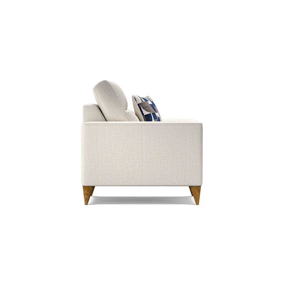 Levi Armchair in Barley Ivory Fabric with Asher Ocean Scatter 3