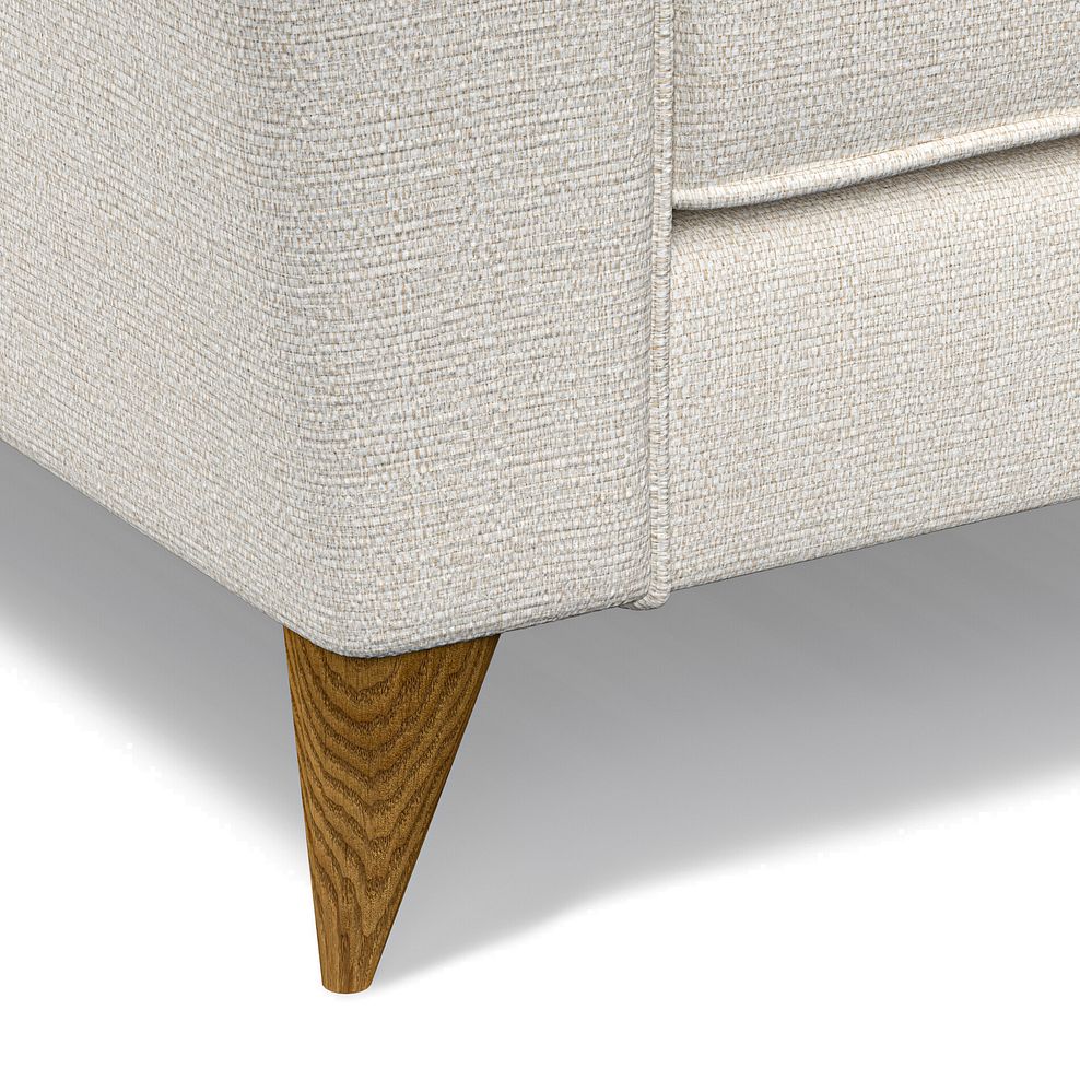 Levi Armchair in Barley Ivory Fabric with Asher Ocean Scatter Thumbnail 5