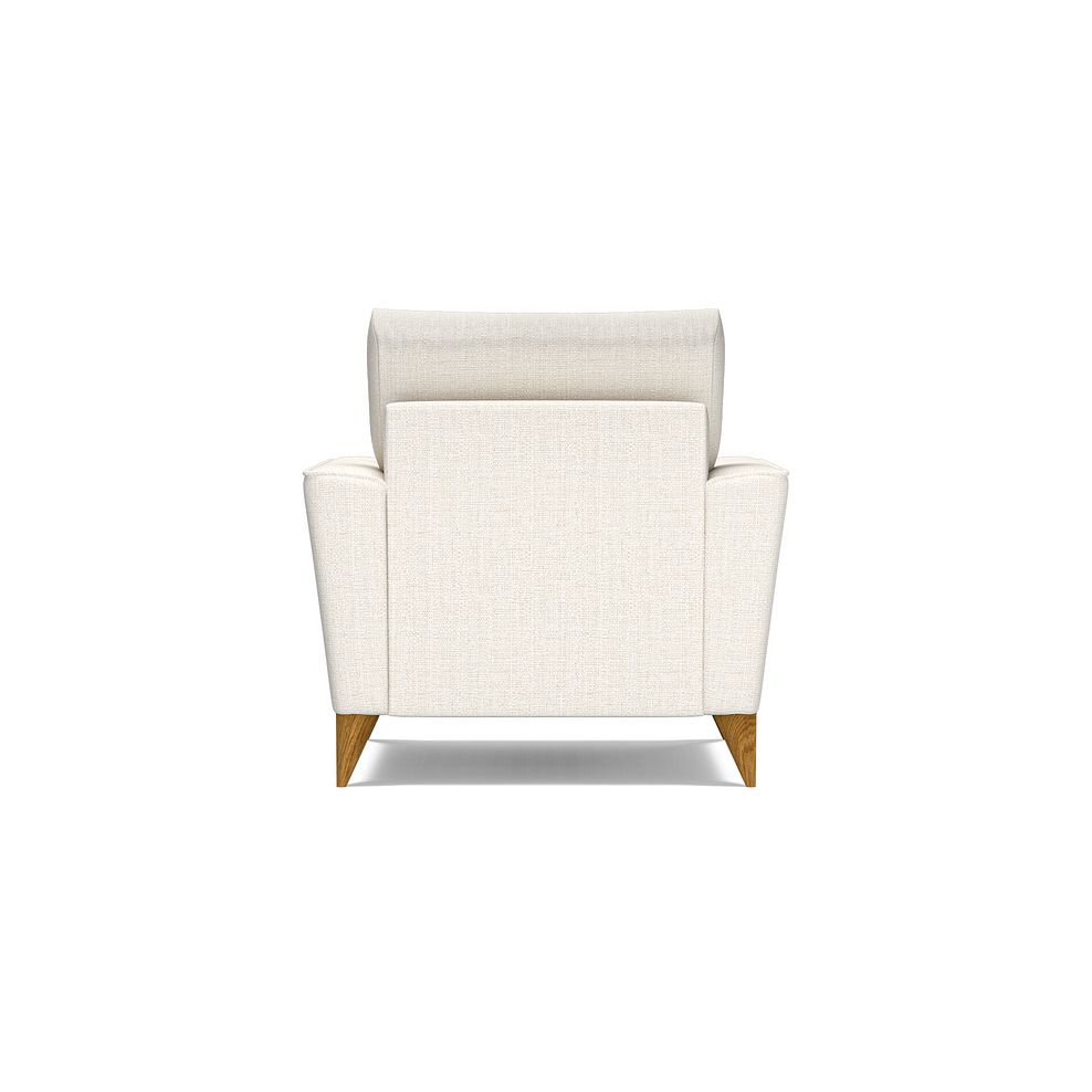 Levi Armchair in Barley Ivory Fabric with Asher Rust Scatter 4