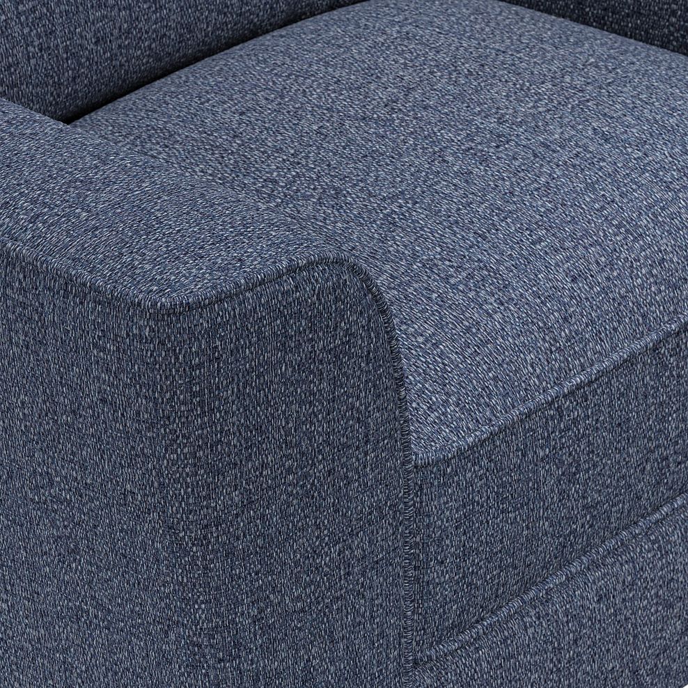 Levi Armchair in Barley Ocean Fabric with Asher Ocean Scatter 7