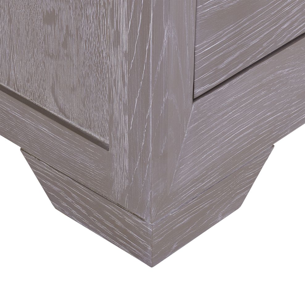 Willow Light Grey Corner TV Unit - Solid Oak 6