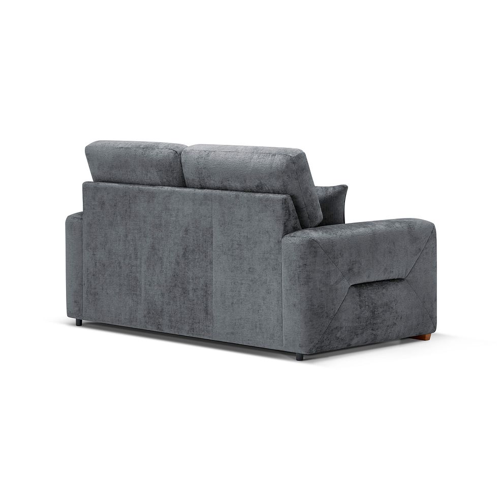 Lorenzo 2 Seater Sofa in Paolo Grey Fabric with Seal Scatter Cushions 4