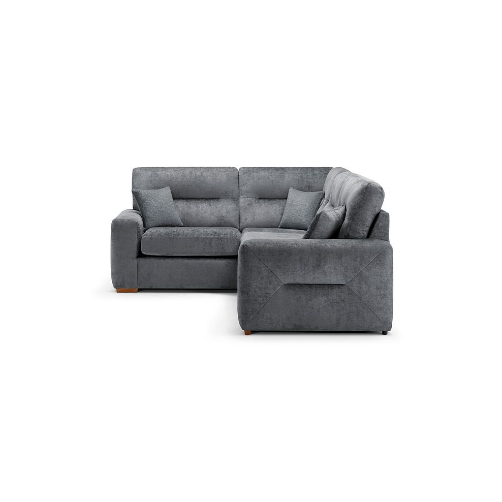 Lorenzo Right Hand Corner Sofa in Paolo Grey Fabric with Seal Scatter Cushions 3