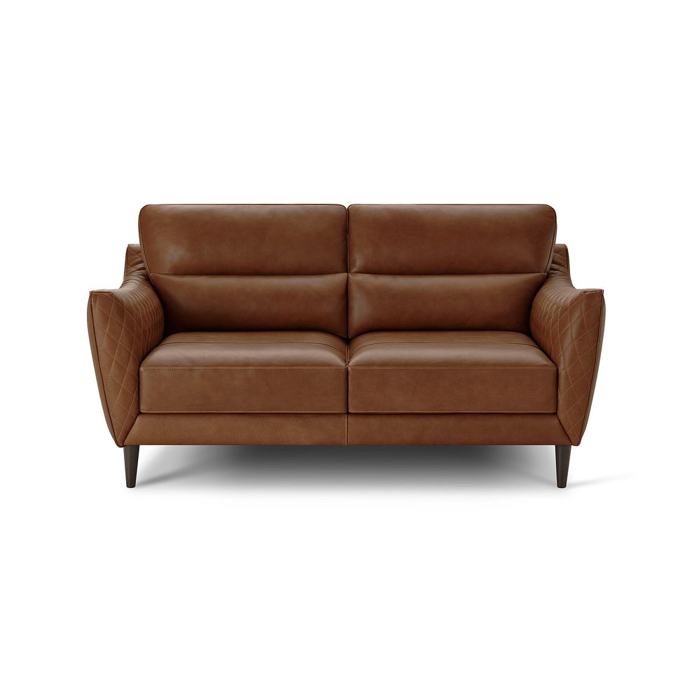 Lucca 2 Seater Sofa in Apollo Espresso Leather 2