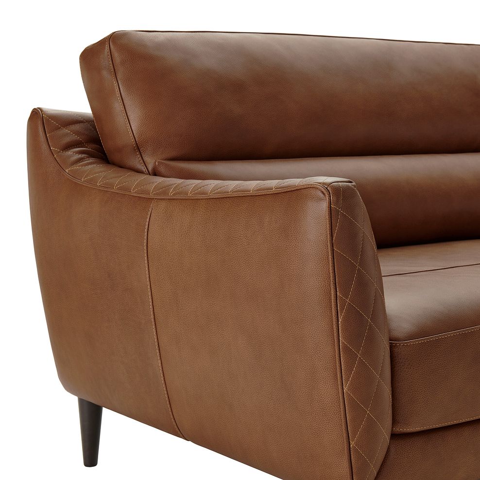 Lucca 2 Seater Sofa in Apollo Espresso Leather 5