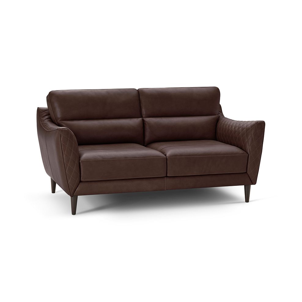 Lucca 2 Seater Sofa in Apollo Marrone Leather 1