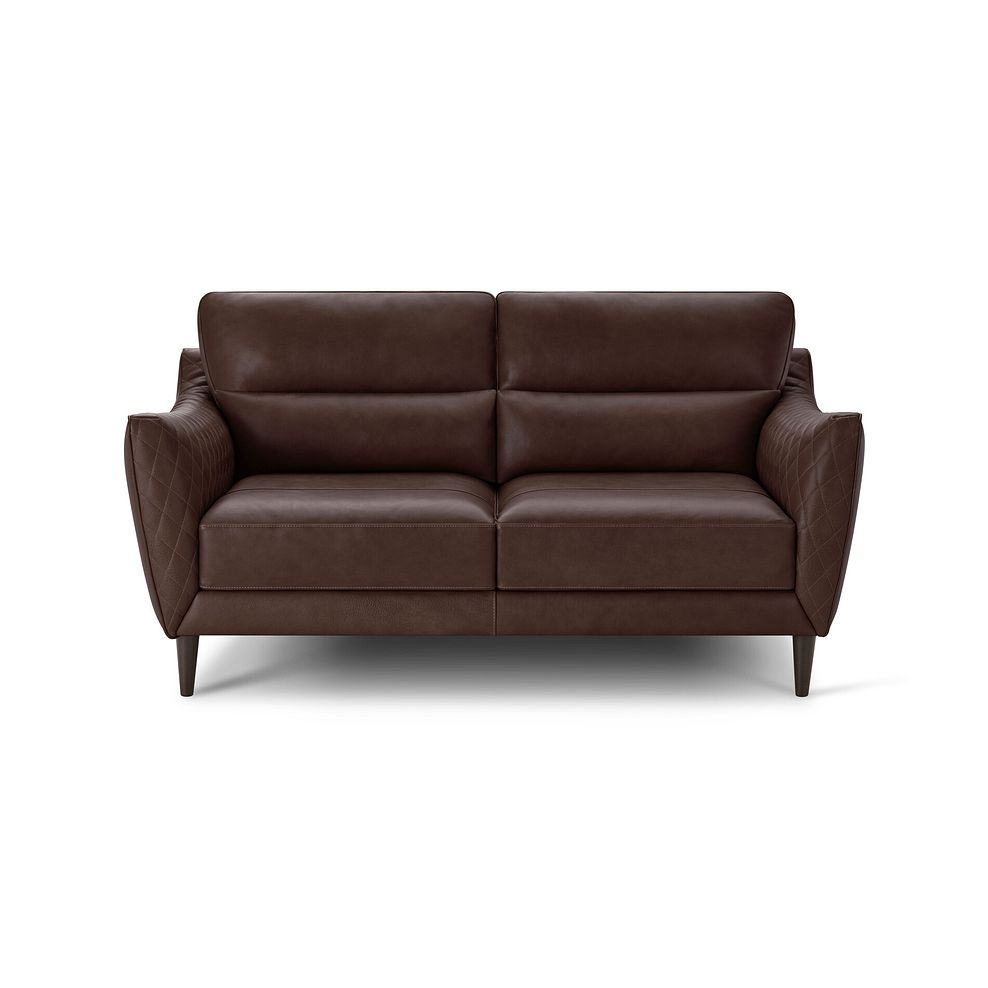 Lucca 2 Seater Sofa in Apollo Marrone Leather 2