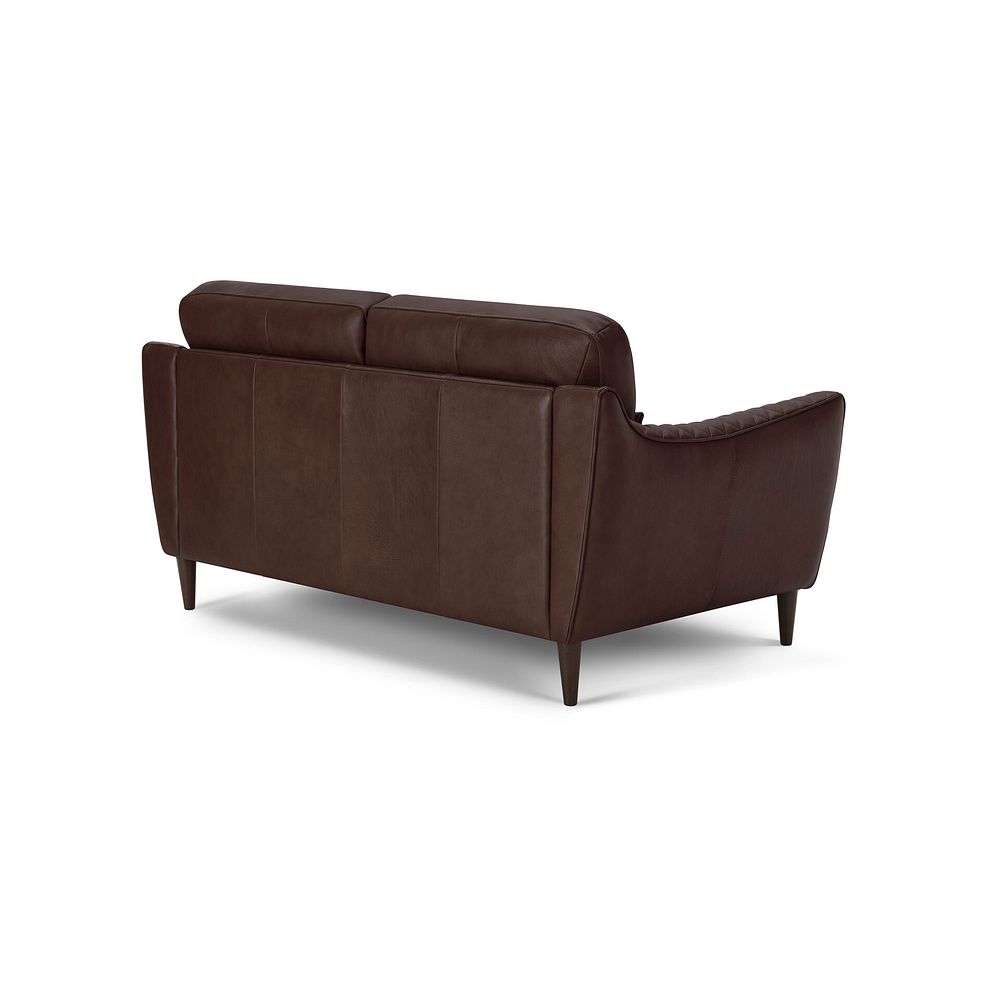 Lucca 2 Seater Sofa in Apollo Marrone Leather 3