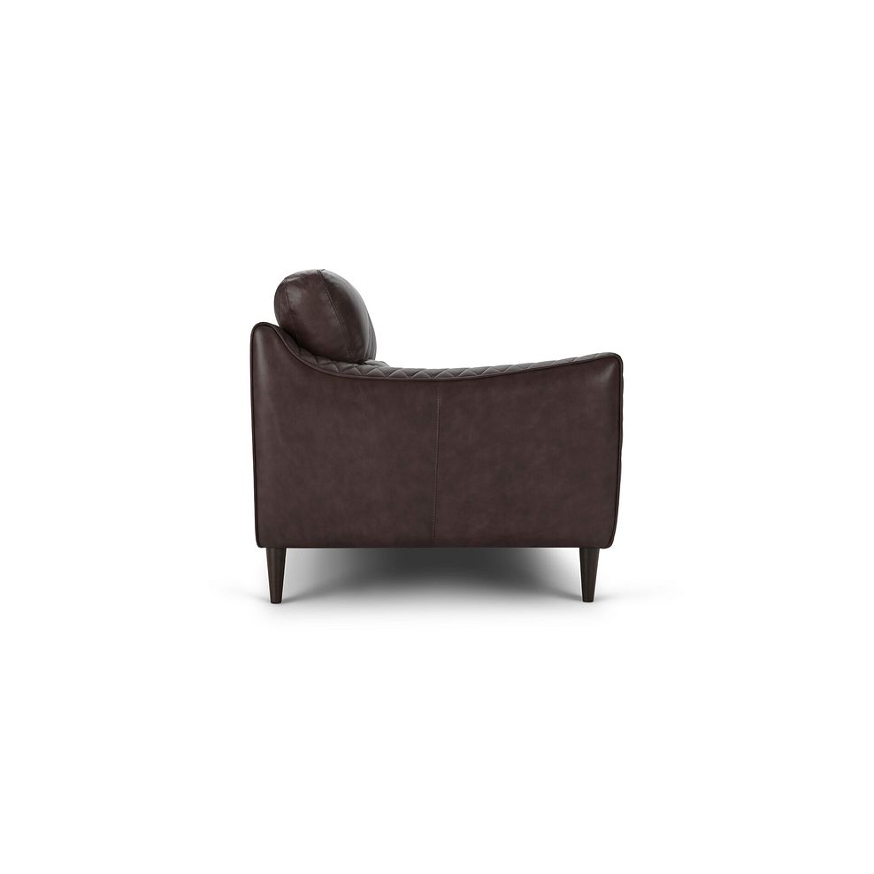 Lucca 2 Seater Sofa in Houston Cabernet Leather 4