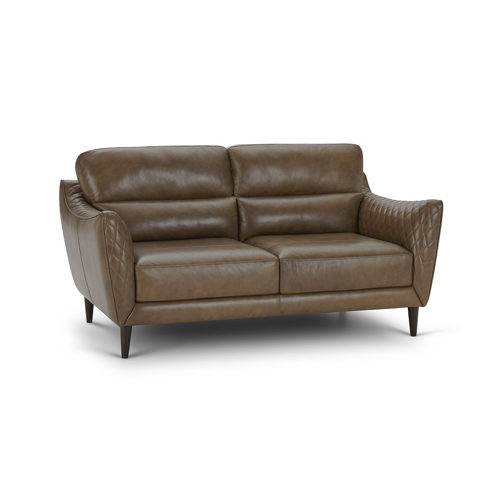 Lucca 2 Seater Sofa in Houston Ice Leather 1