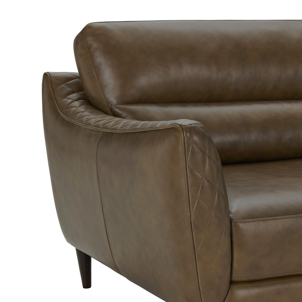 Lucca 2 Seater Sofa in Houston Ice Leather 9