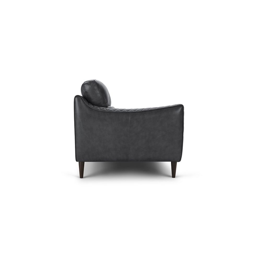 Lucca 2 Seater Sofa in Houston Slate Leather 4