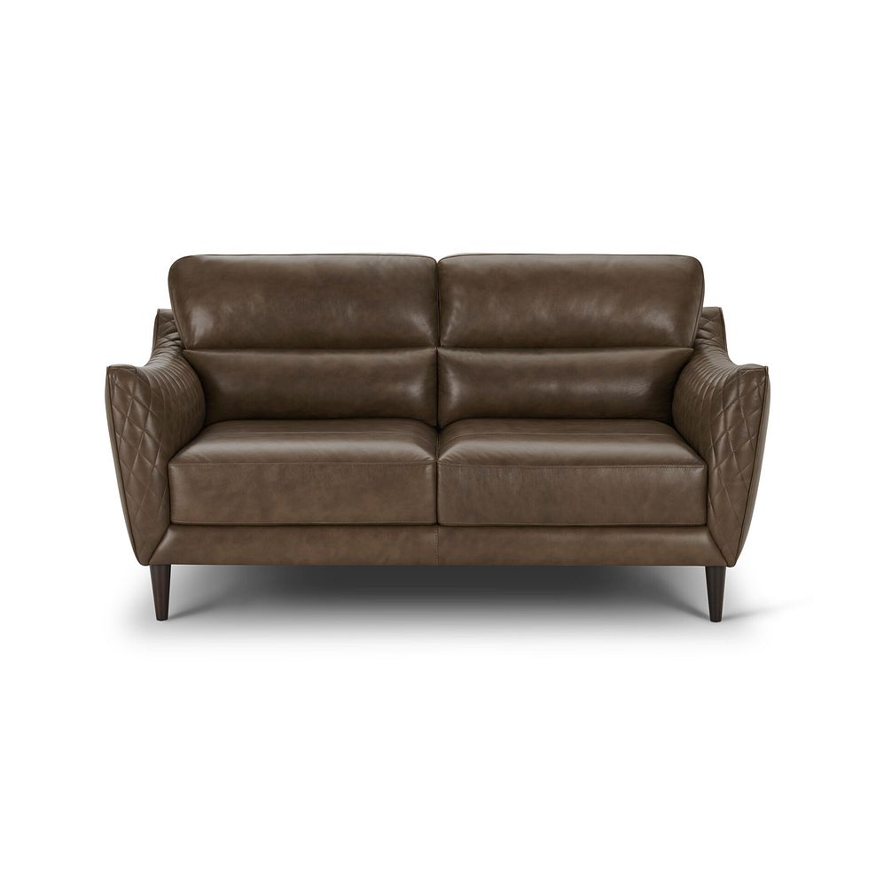 Lucca 2 Seater Sofa in Houston Taupe Leather 2