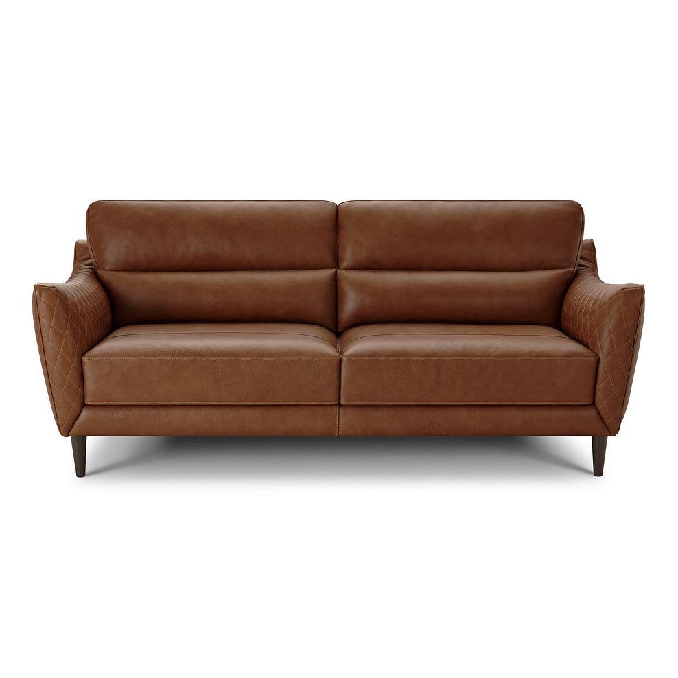Lucca 3 Seater Sofa in Apollo Espresso Leather 2