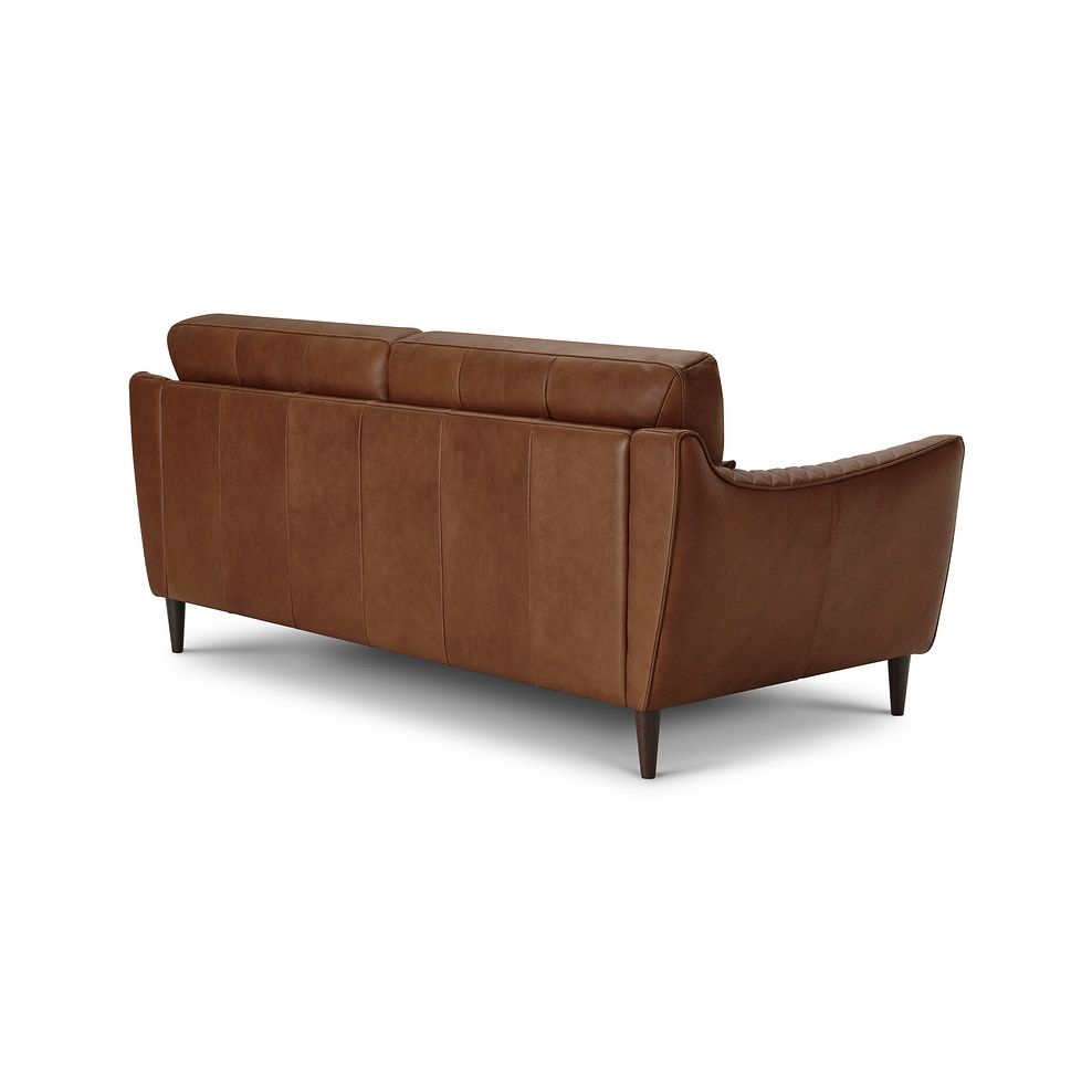 Lucca 3 Seater Sofa in Apollo Espresso Leather 3