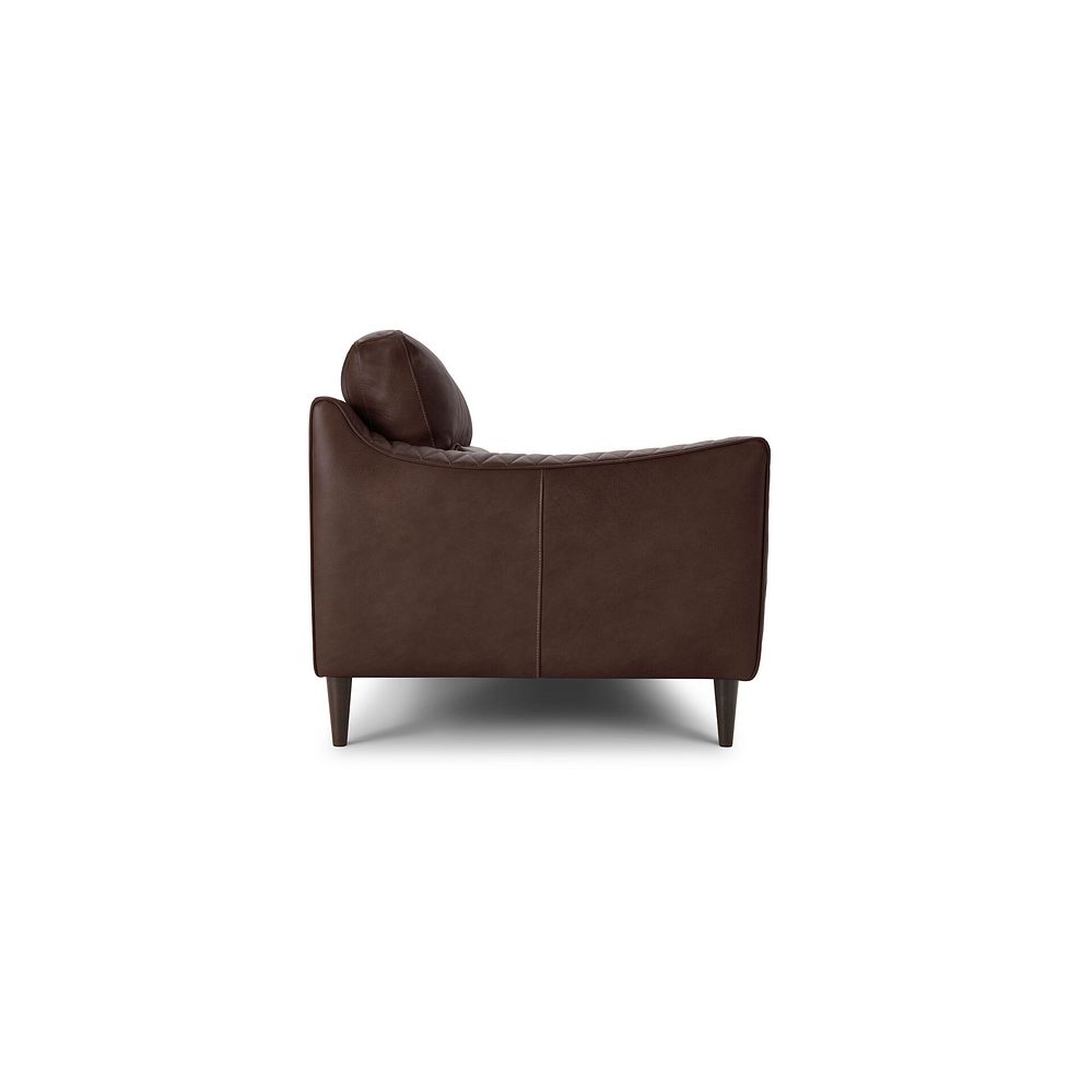 Lucca 3 Seater Sofa in Apollo Marrone Leather 4