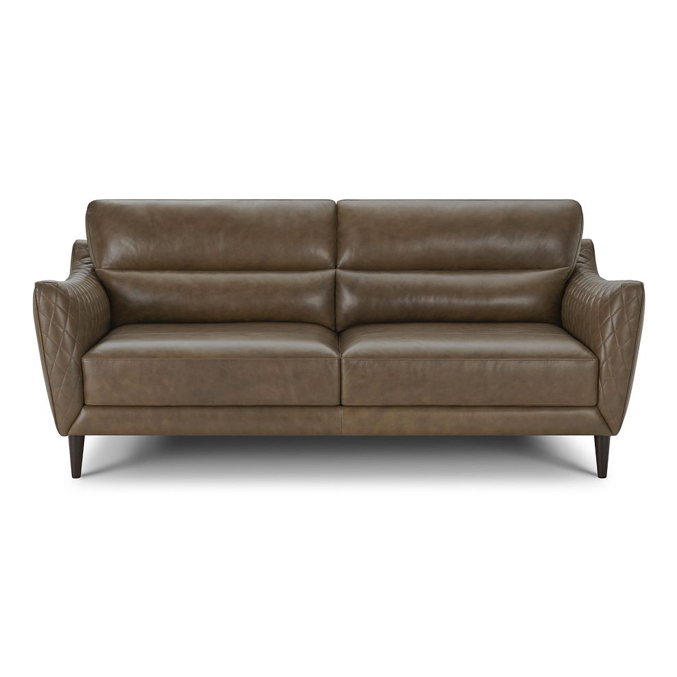 Lucca 3 Seater Sofa in Houston Ice Leather 2