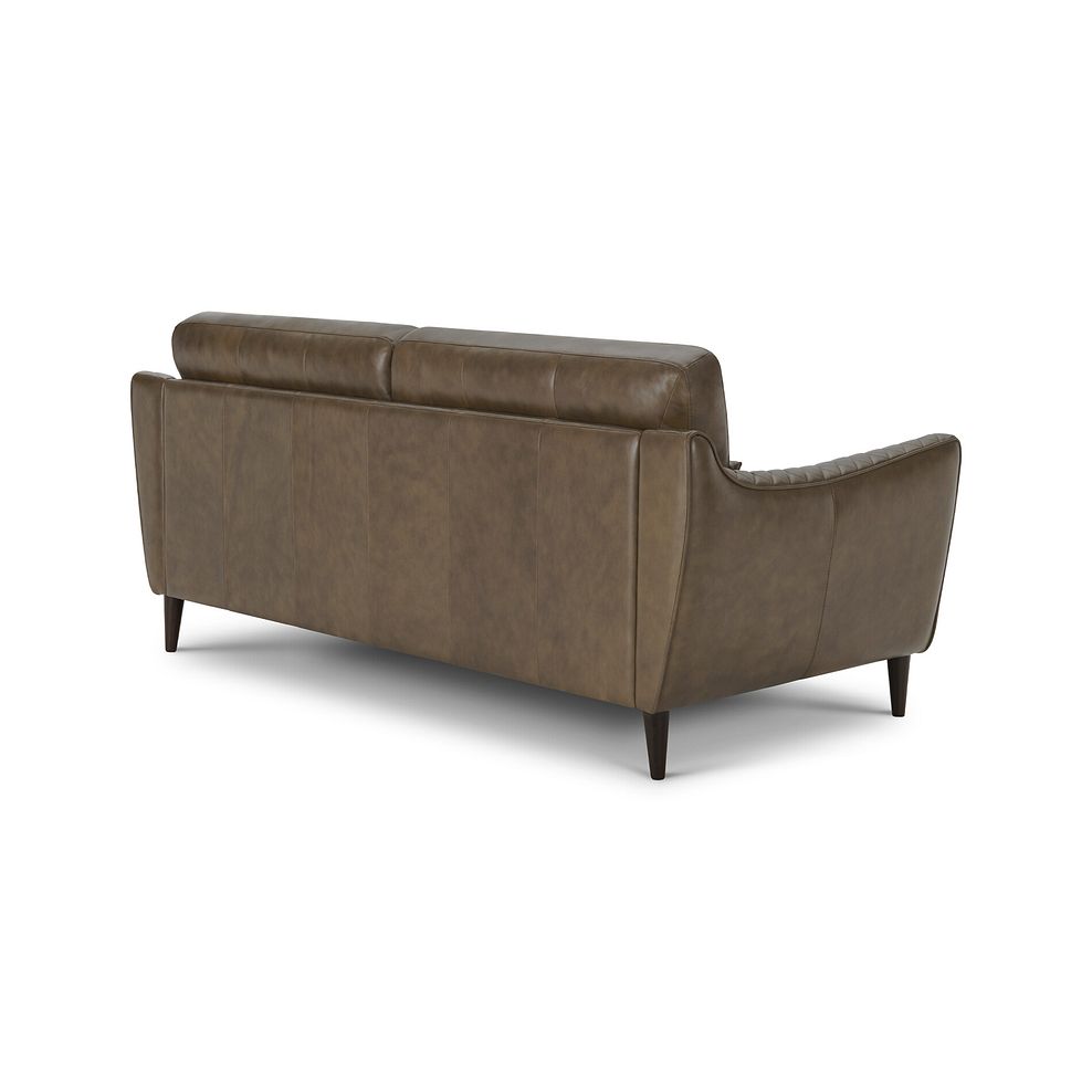Lucca 3 Seater Sofa in Houston Ice Leather 3