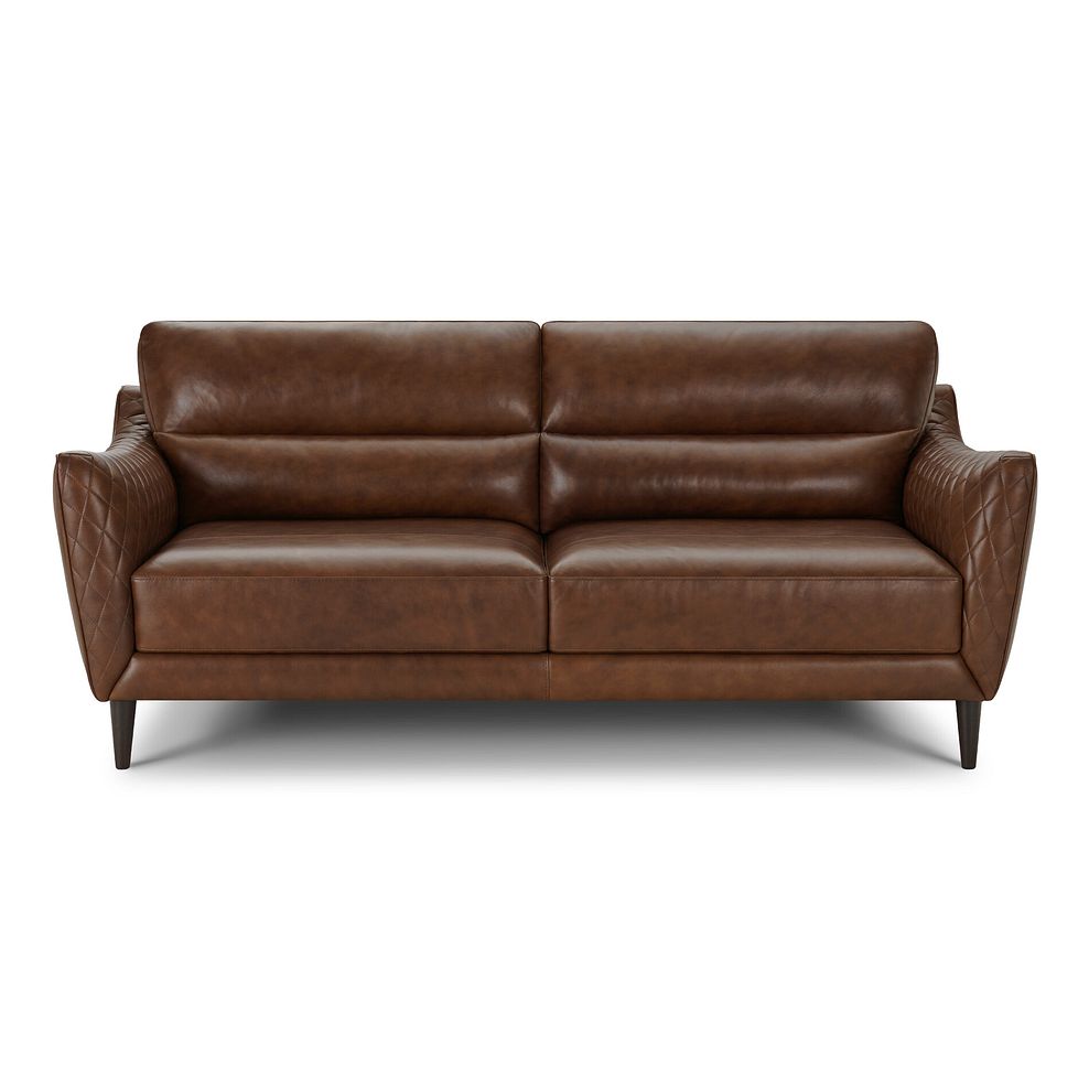 Lucca 3 Seater Sofa in Houston Whiskey Leather 4