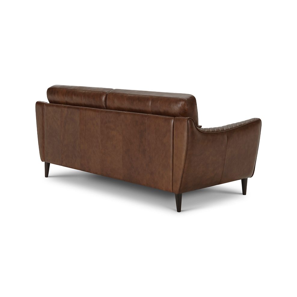 Lucca 3 Seater Sofa in Houston Whiskey Leather 5