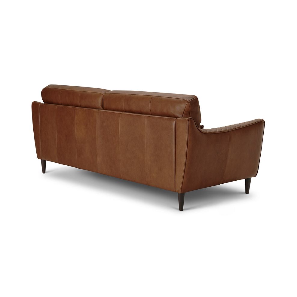 Lucca 4 Seater Sofa in Apollo Espresso Leather 3