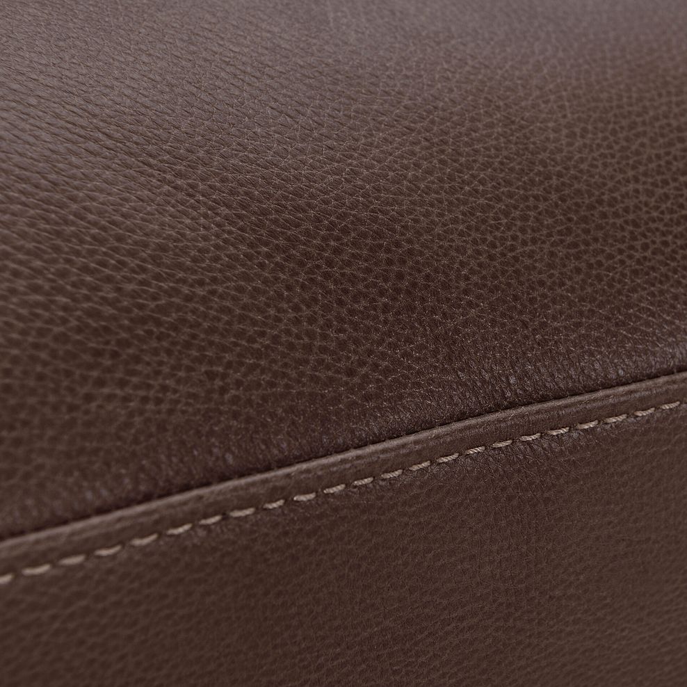 Lucca 4-seater Sofa in Apollo Marrone Leather | Oak Furnitureland