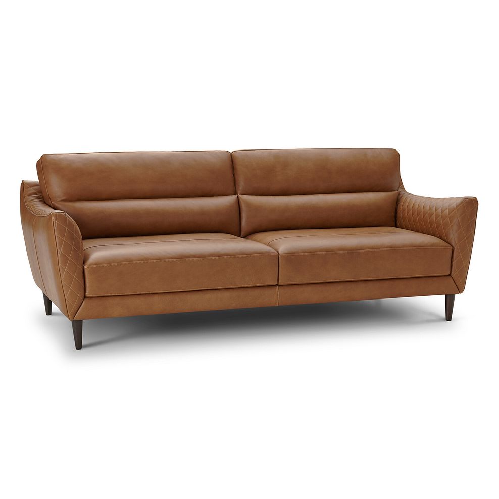 Lucca 4 Seater Sofa in Apollo Ranch Leather 1
