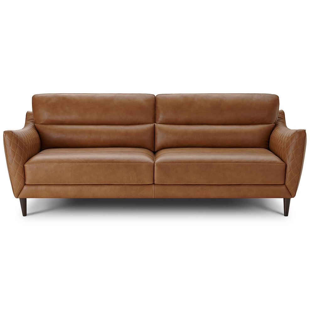 Lucca 4-seater Sofa in Apollo Ranch Leather | Oak Furnitureland