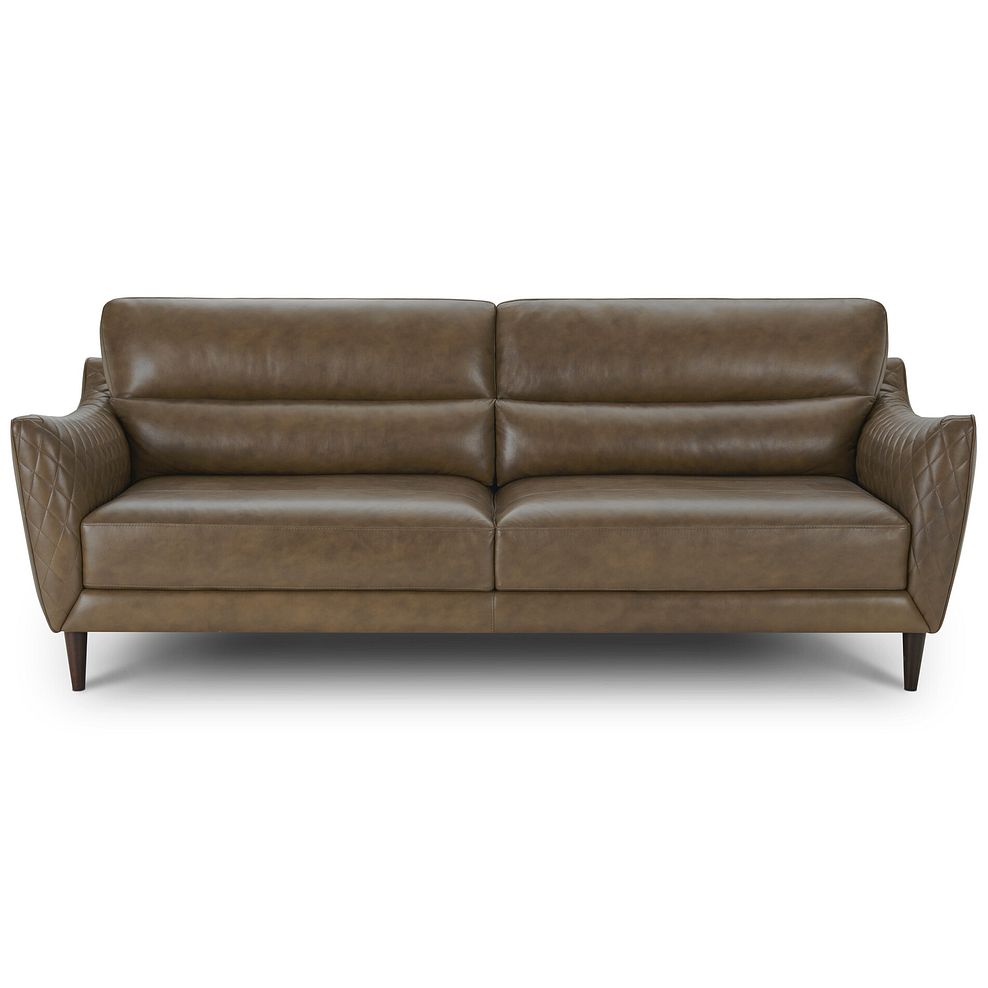 Lucca 4 Seater Sofa in Houston Ice Leather 2