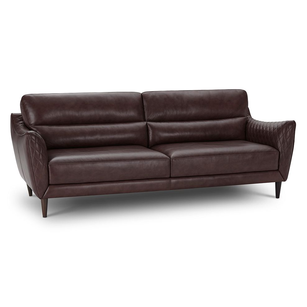 Lucca 4 Seater Sofa in Houston Sienna Leather 1