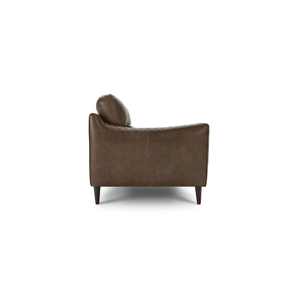Lucca 4 Seater Sofa in Houston Taupe Leather 4