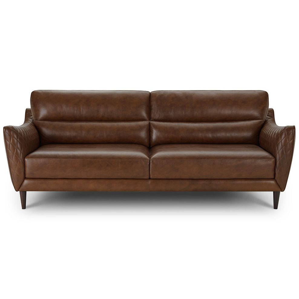Lucca 4 Seater Sofa in Houston Whiskey Leather 4