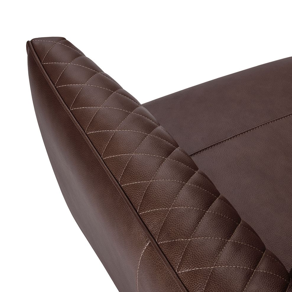 Lucca Armchair in Apollo Marrone Leather 8