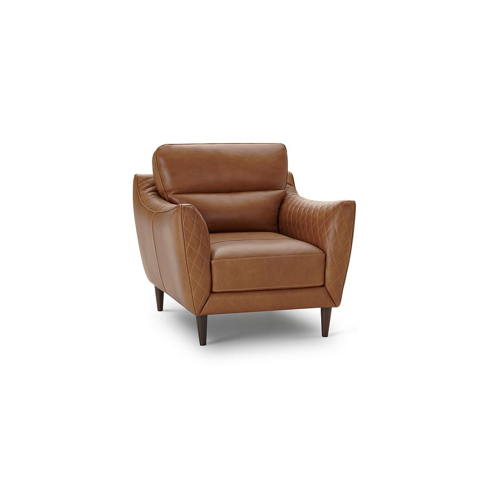 Lucca Armchair in Apollo Ranch Leather 1