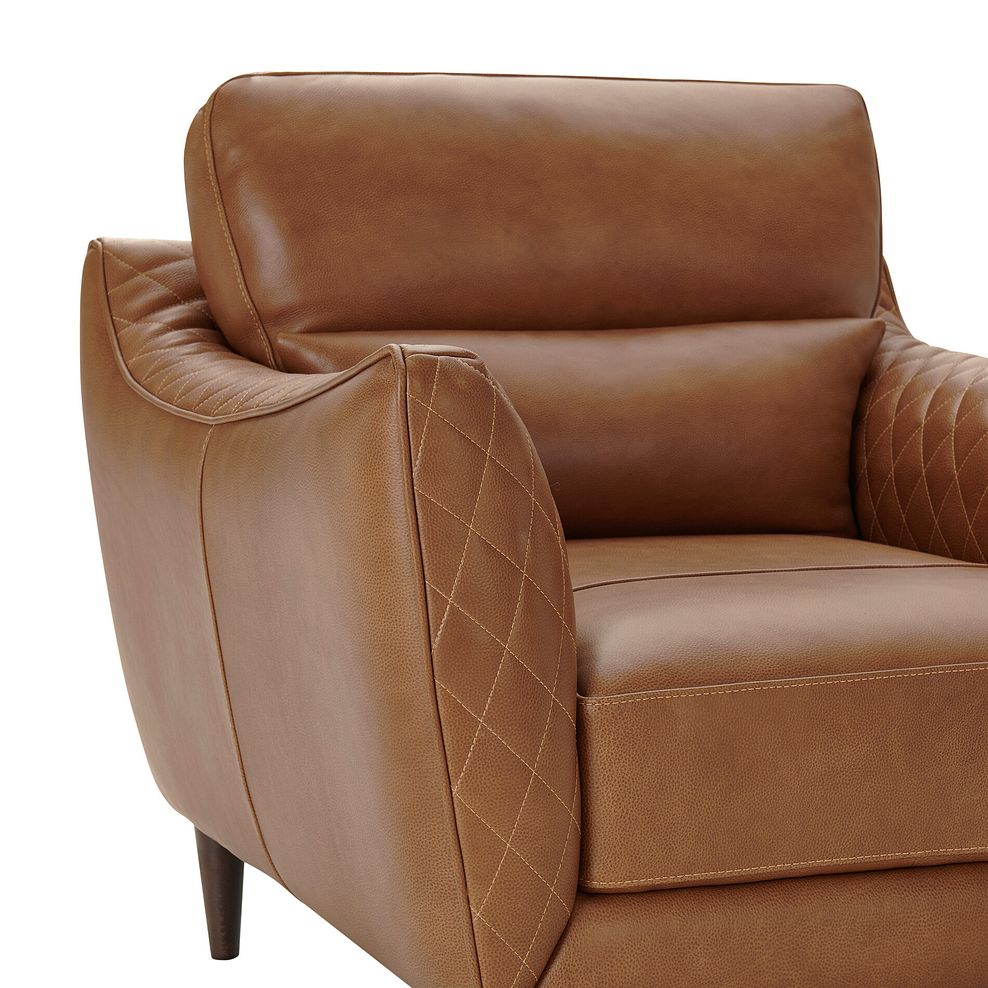 Lucca Armchair in Apollo Ranch Leather 5