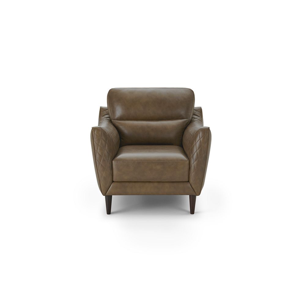 Lucca Armchair in Houston Ice Leather 2